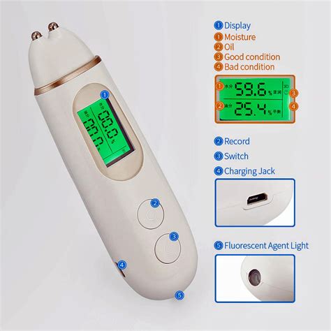 custom skin moisture meter|digital moisture monitor for skin.